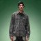Custom 260 Gsm Cotton Vintage Shirt | Rhinestone Plaid Oversize Shirt | Men's Streetwear Shirt