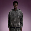 Custom Acid Wash Hoodie | Rhinestone Zip Up Fleece Hoodie | Streetwear Hoodie Manufacturer