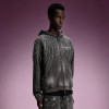 Custom Acid Wash Hoodie | Rhinestone Zip Up Fleece Hoodie | Streetwear Hoodie Manufacturer