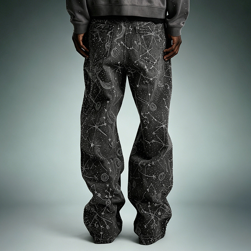 Streetwear Washed Jeans