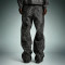 Custom Streetwear Washed Jeans | Wide Leg Rhinestone Denim Pants | High Quality High Waist Jeans