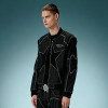 Custom Varsity Patchwork Oversized Jacket | Men's  Denim Bomber Jacket | Streetwear Jacket Manufacturer