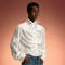 Custom Luxury Shirt | Glossy Silky Oversized Streetwear Blouse | Men's High Quality Shirt