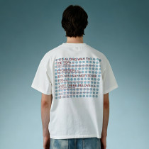 Custom Digital Print T shirt |  Vintage Streetwear Short Sleeve Tee | Oversize Drop Shoulder T-shirt