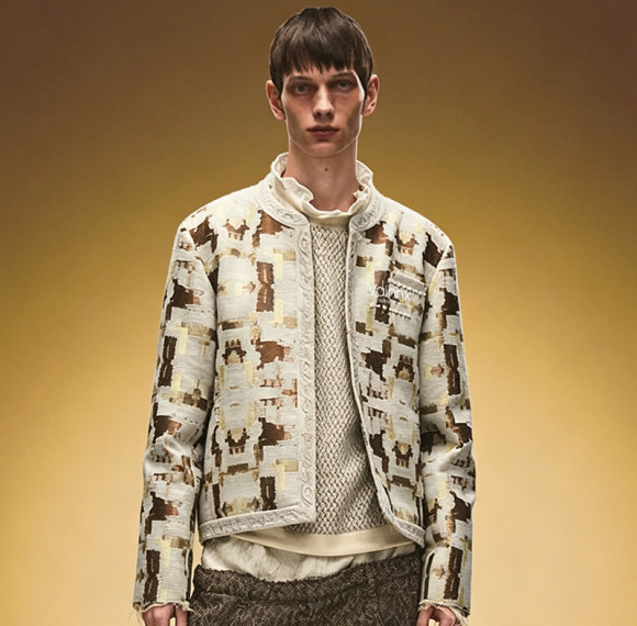 Custom Designer Cropped Jacket | Jacquard Patch Print Vintage Jacket | Streetwear Supplier