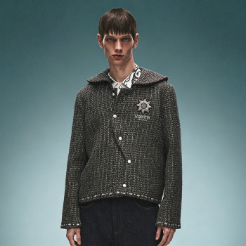 OEM ODM Custom Logo Jacket | Luxury High Quality Jacket | Oversized Collar Men's Jacket
