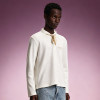 Custom Men's Waffle Knit Long Sleeve Tee | Designer Thick Casual T-shirt | High Quality T-shirt Supplier
