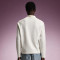 Custom Men's Waffle Knit Long Sleeve Tee | Designer Thick Casual T-shirt | High Quality T-shirt Supplier