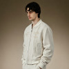 Custom Pearl Floral Embroidery Jacket | Men's Varsity Baseball Jacket | Fleece Zip Up Bomber Jacket