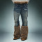 Custom Rhinestone Distressed Denim Pants | Streetwear Washed Baggy Jeans | High Quality Pants Manufacturer