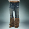 Custom Rhinestone Distressed Denim Pants | Streetwear Washed Baggy Jeans | High Quality Pants Manufacturer