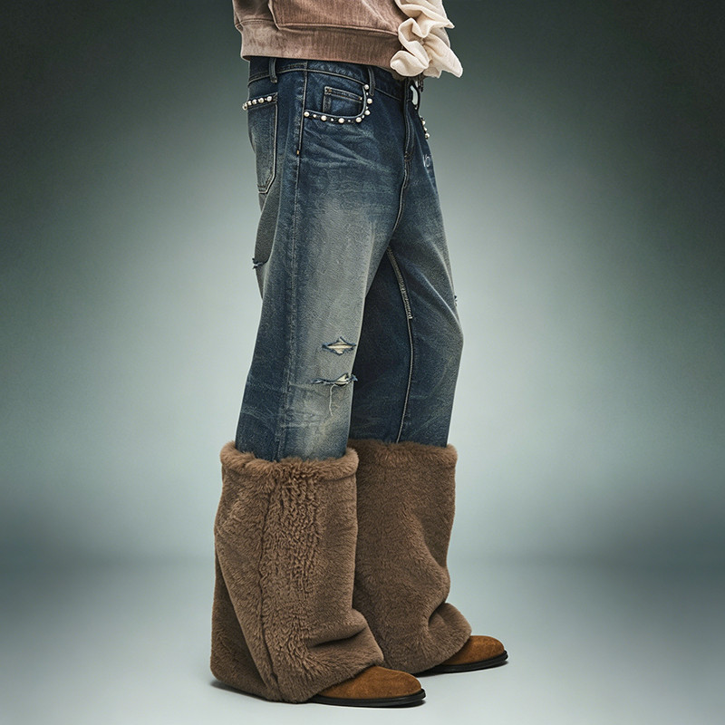 Washed Baggy Jeans
