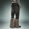 Custom Rhinestone Distressed Denim Pants | Streetwear Washed Baggy Jeans | High Quality Pants Manufacturer