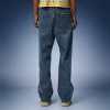 Custom Streetwear Washed Jeans | Straight Leg Rhinestone Denim Pants | High Quality Jeans Wholesale