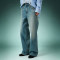 OEM Custom Straight Leg Washed Jeans | Streetwear Denim For Men | Heavyweight High Waist Jeans