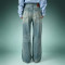 OEM Custom Straight Leg Washed Jeans | Streetwear Denim For Men | Heavyweight High Waist Jeans