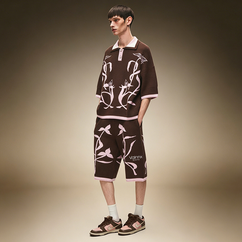 Jacquard Pattern Tracksuit