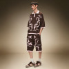 Custom Shorts Polo T-shirt Tracksuit Set | Jacquard Pattern Tracksuit | Streetwear Apparel Manufacturer