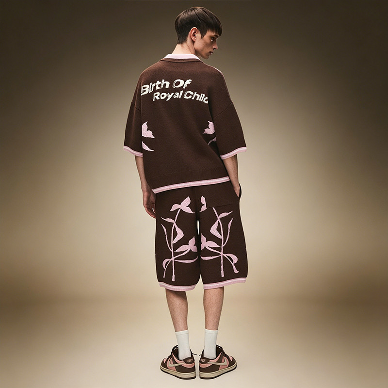 Shorts Polo T-shirt Tracksuit Set