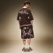 Custom Shorts Polo T-shirt Tracksuit Set | Jacquard Pattern Tracksuit | Streetwear Apparel Manufacturer