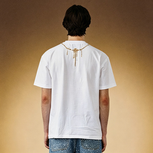 Luxury Streetwear T-shirt | Custom Rhinestone T-Shirt | Oversized Vintage 100% Cotton T-shirt