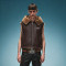 PU Leather Hooded Sleeveless Jacket | Raw Fray Armhole Jacket | Streetwear Jacket Manufacturer