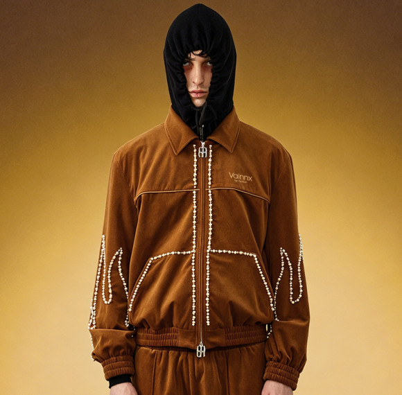 OEM Custom Embroidery Jacket | Luxury Y2K Streetwear Velour Jacket | Men's Zip Up Track Jacket