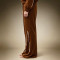 Custom Men's Retro Wide Leg Velvet Sweatpants | Casual Baggy Heavyweight Pants | Men's Track Pants