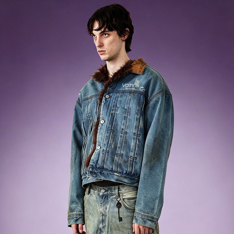 Oversized Denim Trucker Jacket 