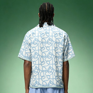 Custom Printed Short Sleeves Shirt | Oversized Camp Collar Shirt | Streetwear Shirt Manufacturer