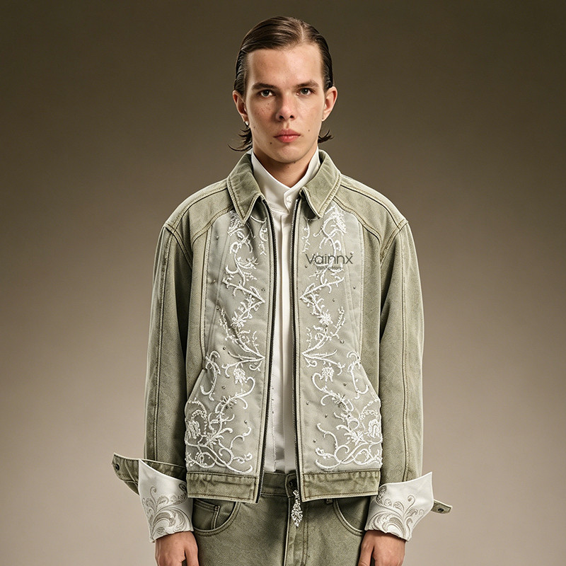 Denim Trucker Jacket For Men