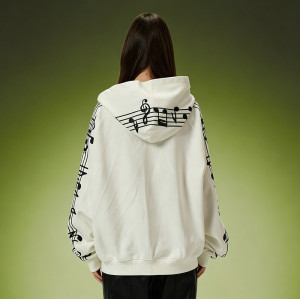 Custom Print Oversized Fleece Hoodie | 500GSM Cotton Heavyweight Hoodie | Zip Up Vintage Sweatshirt