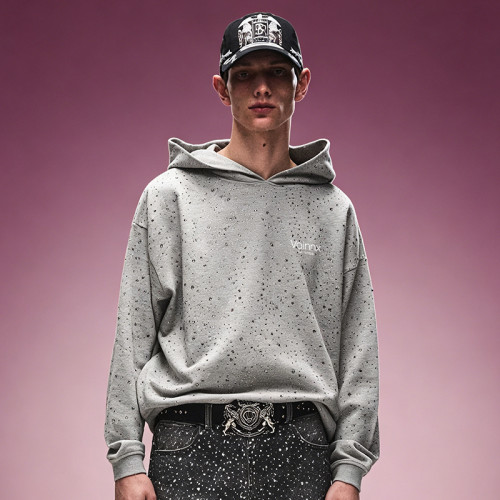 Custom Print Oversized Pullover Hoodie | Cotton Streetwear Sweatshirt | Casual Hoodie Manufacturer
