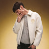 Embroidery Cropped Zip Up Coach Jacket | Men's Causal Jacket | Retro Luxury Streetwear Jacket