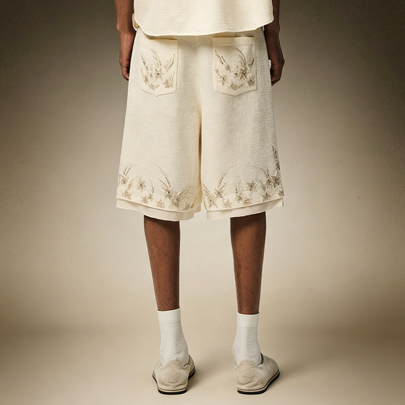 Wide Leg Knee Shorts
