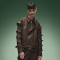 Custom Men's Casual Moto Jacket | Vintage Distressed Faux Leather Jacket | Layer Sleeve Jacket