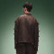 Custom Men's Casual Moto Jacket | Vintage Distressed Faux Leather Jacket | Layer Sleeve Jacket