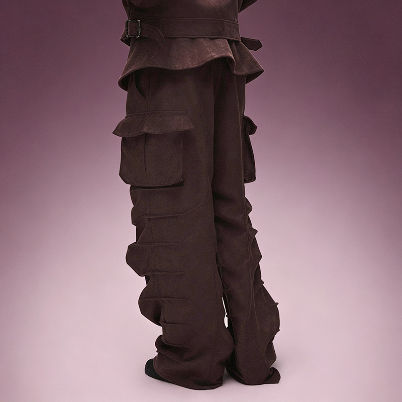 Stack leg Trousers