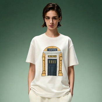 Vintage Casual T-shirt | Custom Digital Print T-Shirt | 250GSM Heavyweight 100% Cotton T-shirt