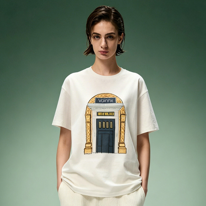 Vintage Casual T-shirt | Custom Digital Print T-Shirt | 250GSM Heavyweight 100% Cotton T-shirt
