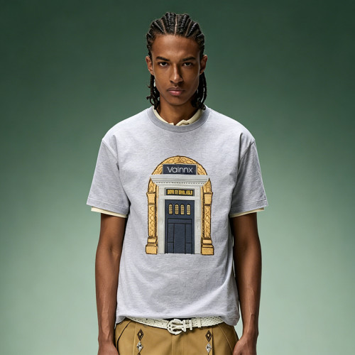 Vintage Casual T-shirt | Custom Digital Print T-Shirt | 250GSM Heavyweight 100% Cotton T-shirt