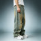 OEM Custom Streetwear Jeans | Vintage Washed Denim Pants | Distressed Baggy Wide Leg Denim Trousers