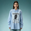 Custom 260 Gsm Cotton Shirt | Stripe Oversize Screen Print Shirt | Men's Streetwear Shirt