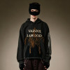Custom Oversized Gothic Sweatshirt | Vintage Acid Wash Hoodie | 100% Cotton DTG Letter Print Hoodie