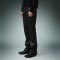 Custom Patchwork Embroidery Pants | Straight Leg Casual Pants | Glossy Faux Leather Bootcut Pants