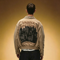 Custom Zip Up Bomber Jacket | Men's Embroidery Jacket | Cropped Streetwear Outerwear Jacket