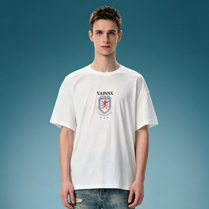 Heavyweight 100% Cotton T-shirt | Custom DTG Print Loose Fit T-Shirt | Oversized Unisex T-shirt