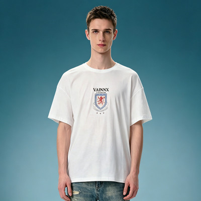 Heavyweight 100% Cotton T-shirt | Custom DTG Print Loose Fit T-Shirt | Oversized Unisex T-shirt