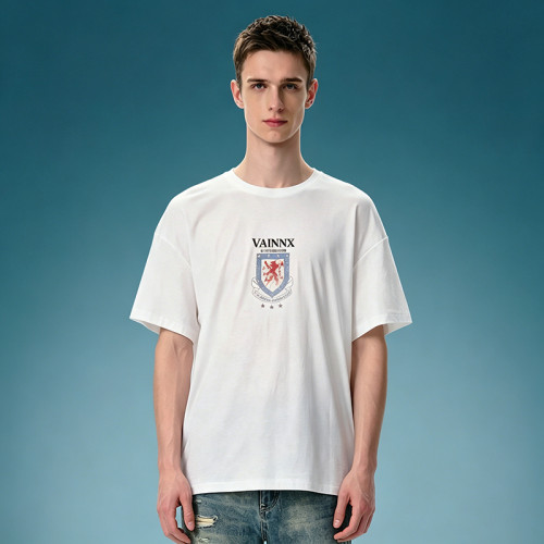 Heavyweight 100% Cotton T-shirt | Custom DTG Print Loose Fit T-Shirt | Oversized Unisex T-shirt
