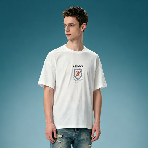 Heavyweight 100% Cotton T-shirt | Custom DTG Print Loose Fit T-Shirt | Oversized Unisex T-shirt